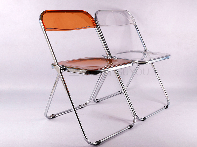 33013 折叠椅 简约时尚 透明干净有档次 5色可选 单张重10.4斤