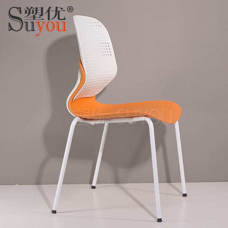 翻转小桌板员工培训椅 学生听课椅 可堆叠